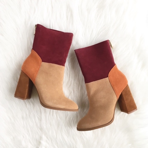 Chinese Laundry Shoes - Chinese Laundry | autumnal suede colorblock boots